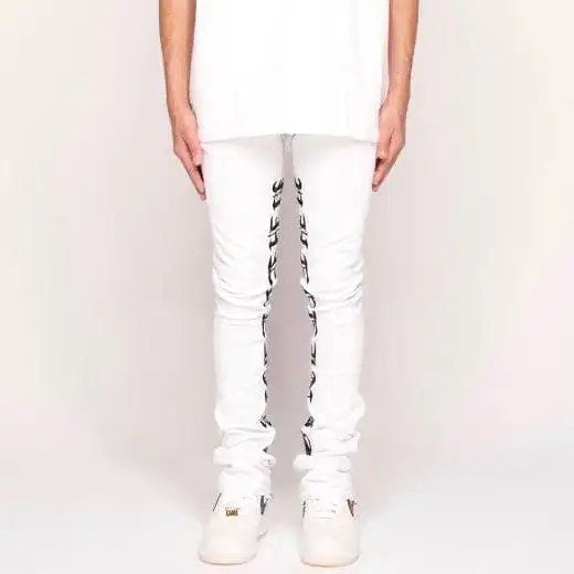 Pheelings Against All Odds Flare Stack Denim (White/Black)