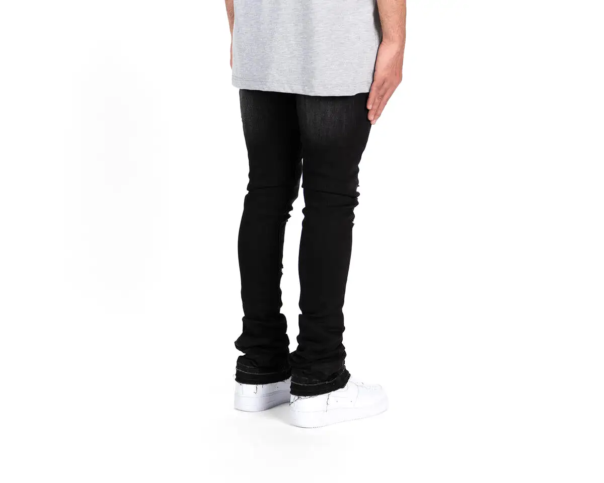 Pheelings NOW OR NEVER FLARE STACK DENIM (BLACK)