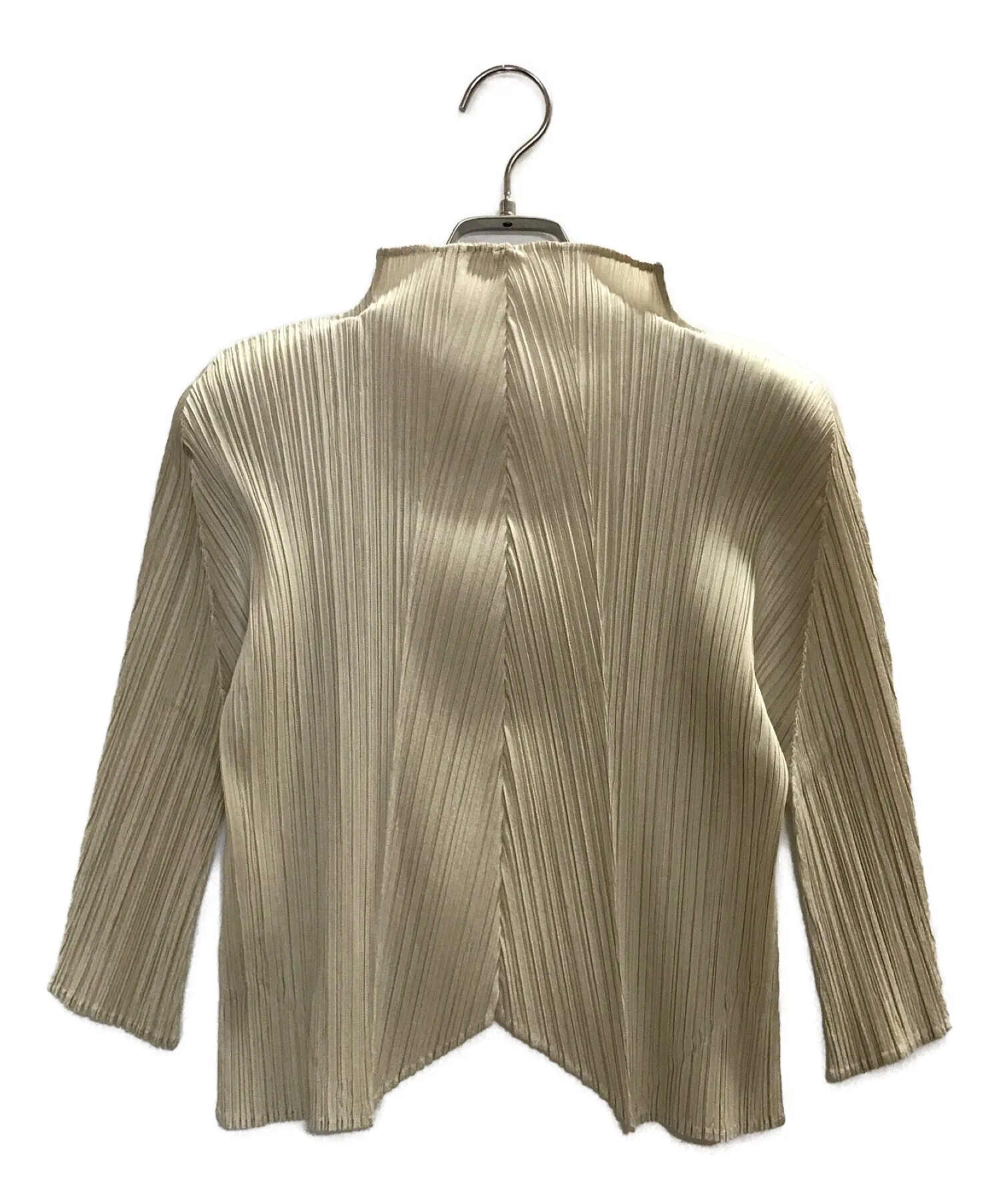 [Pre-owned] PLEATS PLEASE 1B short three-quarter sleeve cardigan PP03-J0145