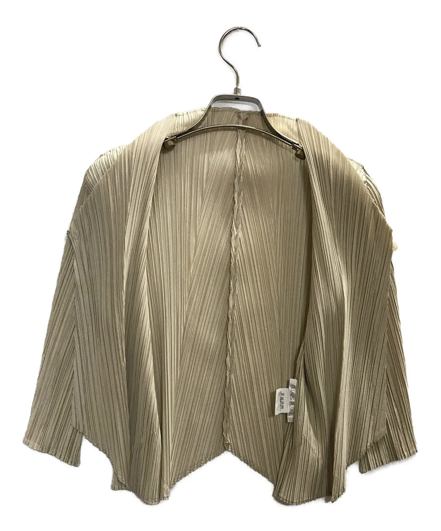 [Pre-owned] PLEATS PLEASE 1B short three-quarter sleeve cardigan PP03-J0145