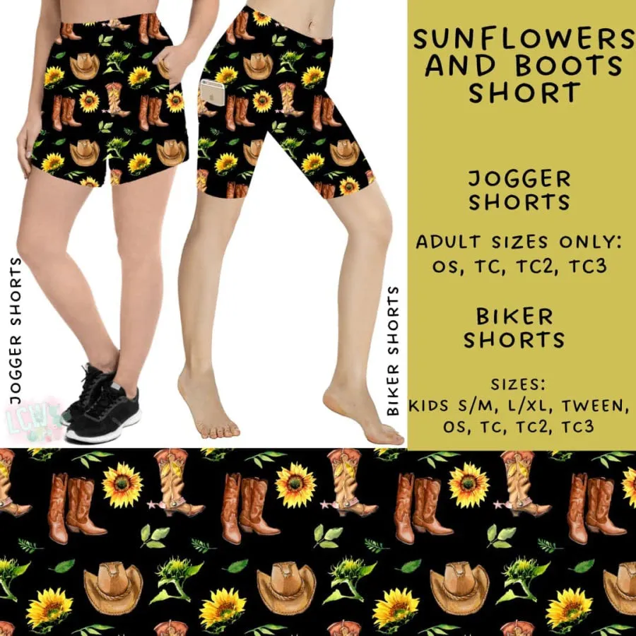 Preorder Custom Styles - Sunflowers and Boots - Closes 8 Aug - ETA mid Nov 2024