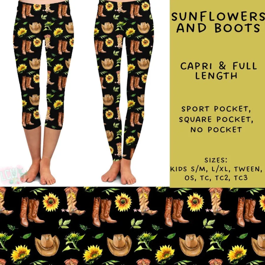 Preorder Custom Styles - Sunflowers and Boots - Closes 8 Aug - ETA mid Nov 2024