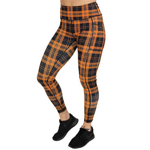 Pumpkin Patch Plaid Leggings