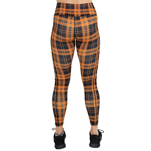 Pumpkin Patch Plaid Leggings