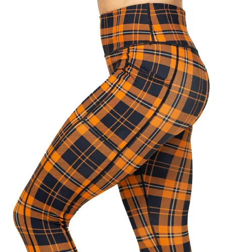 Pumpkin Patch Plaid Leggings