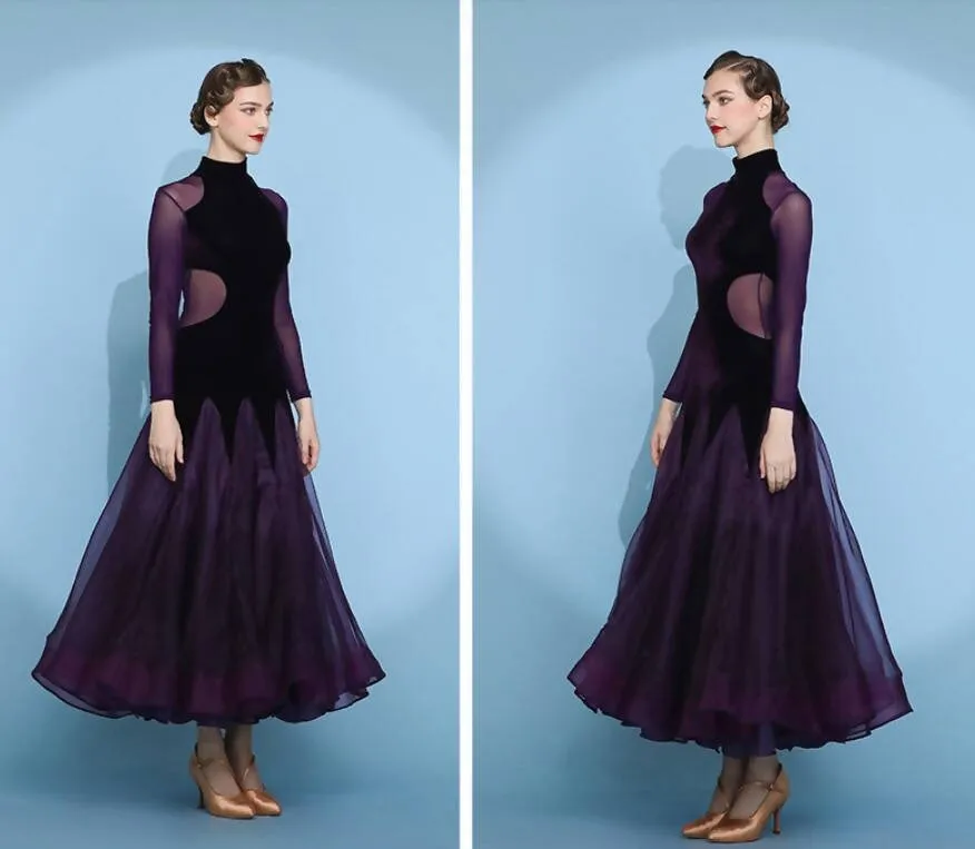 Regal Amethyst Ballroom Dance Dress | 2115