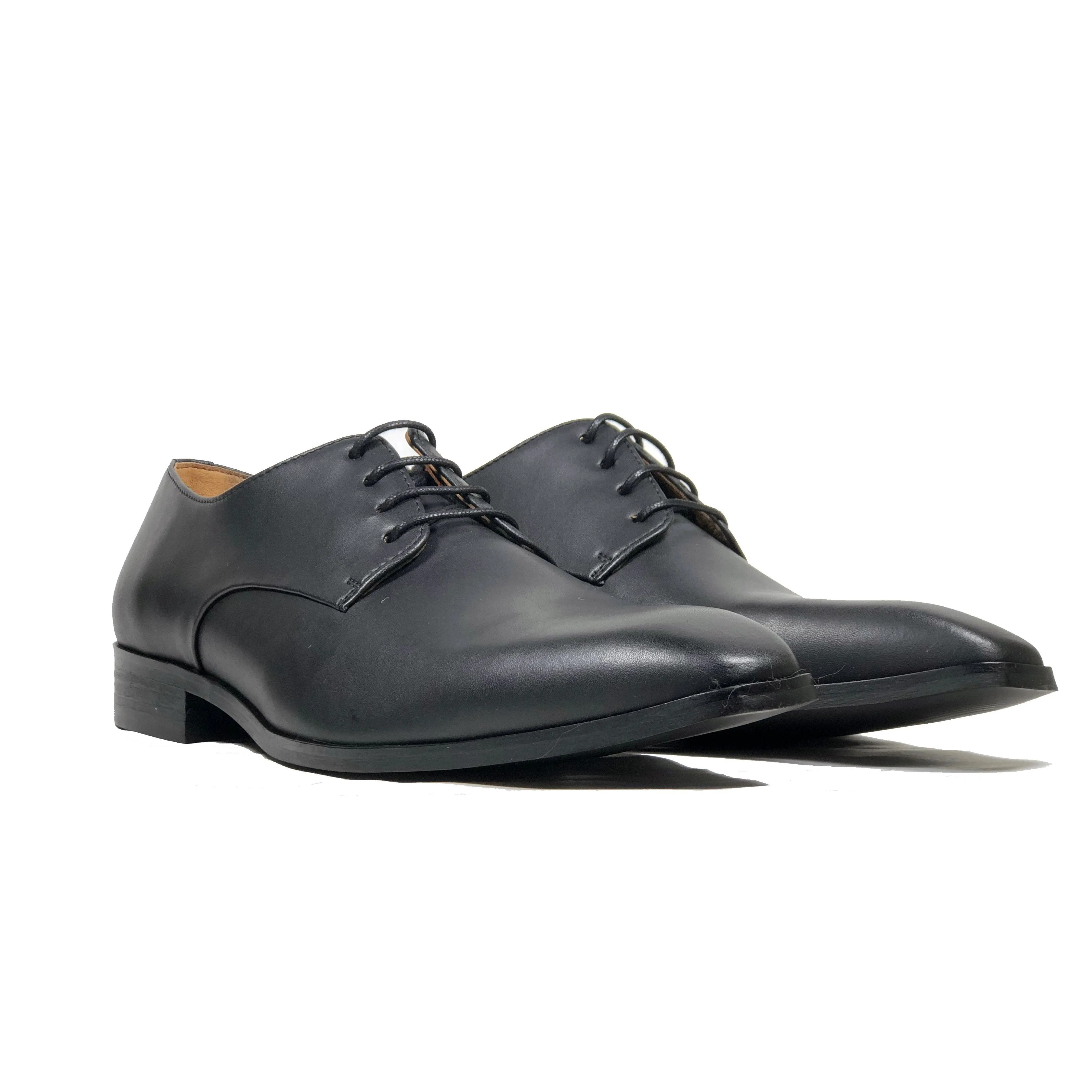 'Remy' Classic Vegan Derby by Zette Shoes - Black