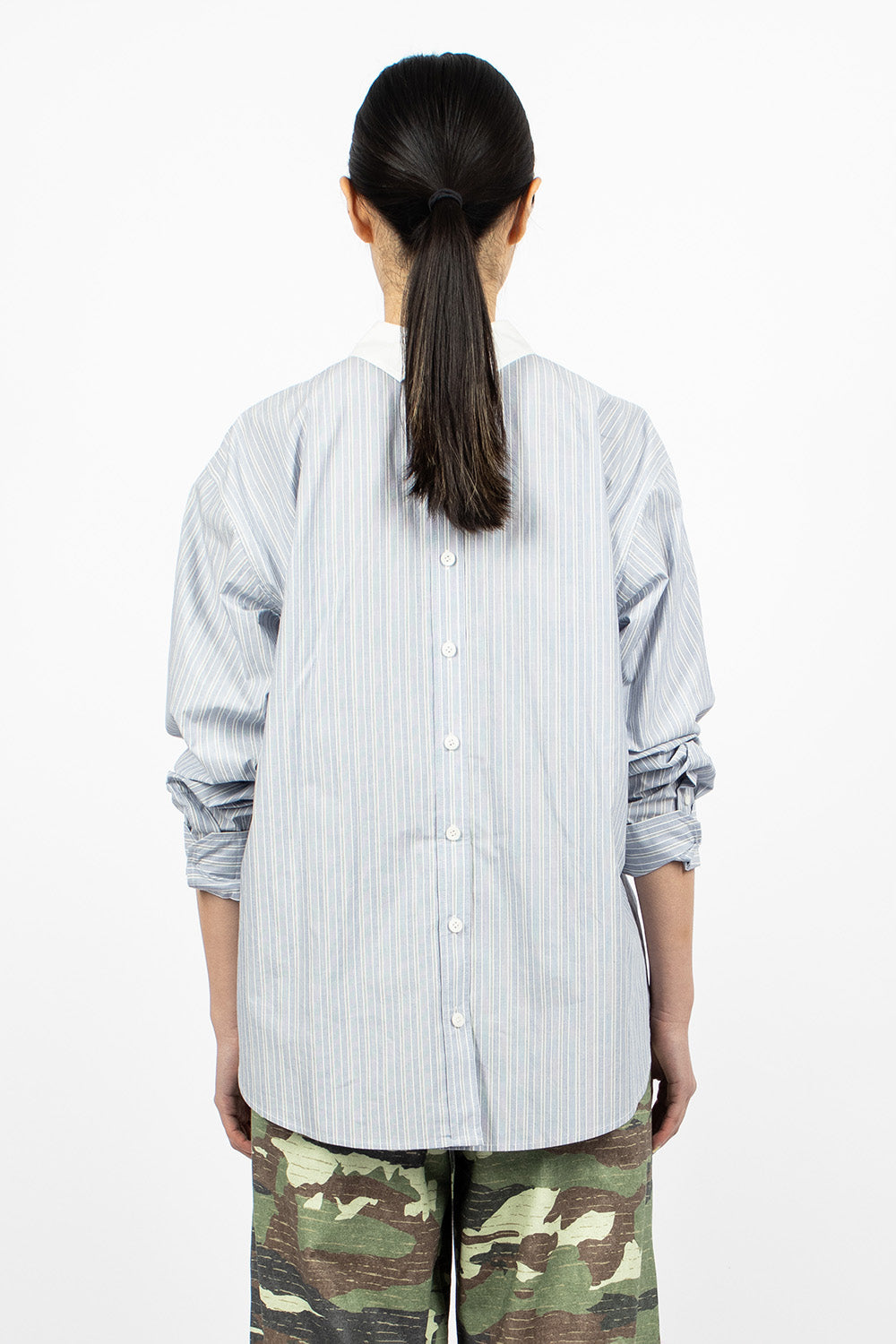 Reverse Shirt Blue Stripe