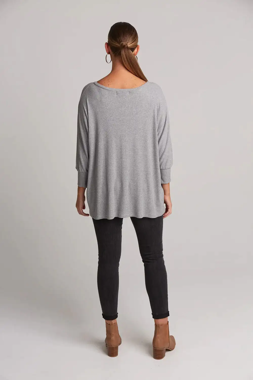 Studio Jersey Top - Grey