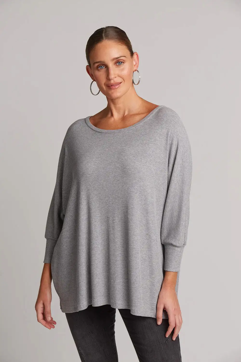 Studio Jersey Top - Grey