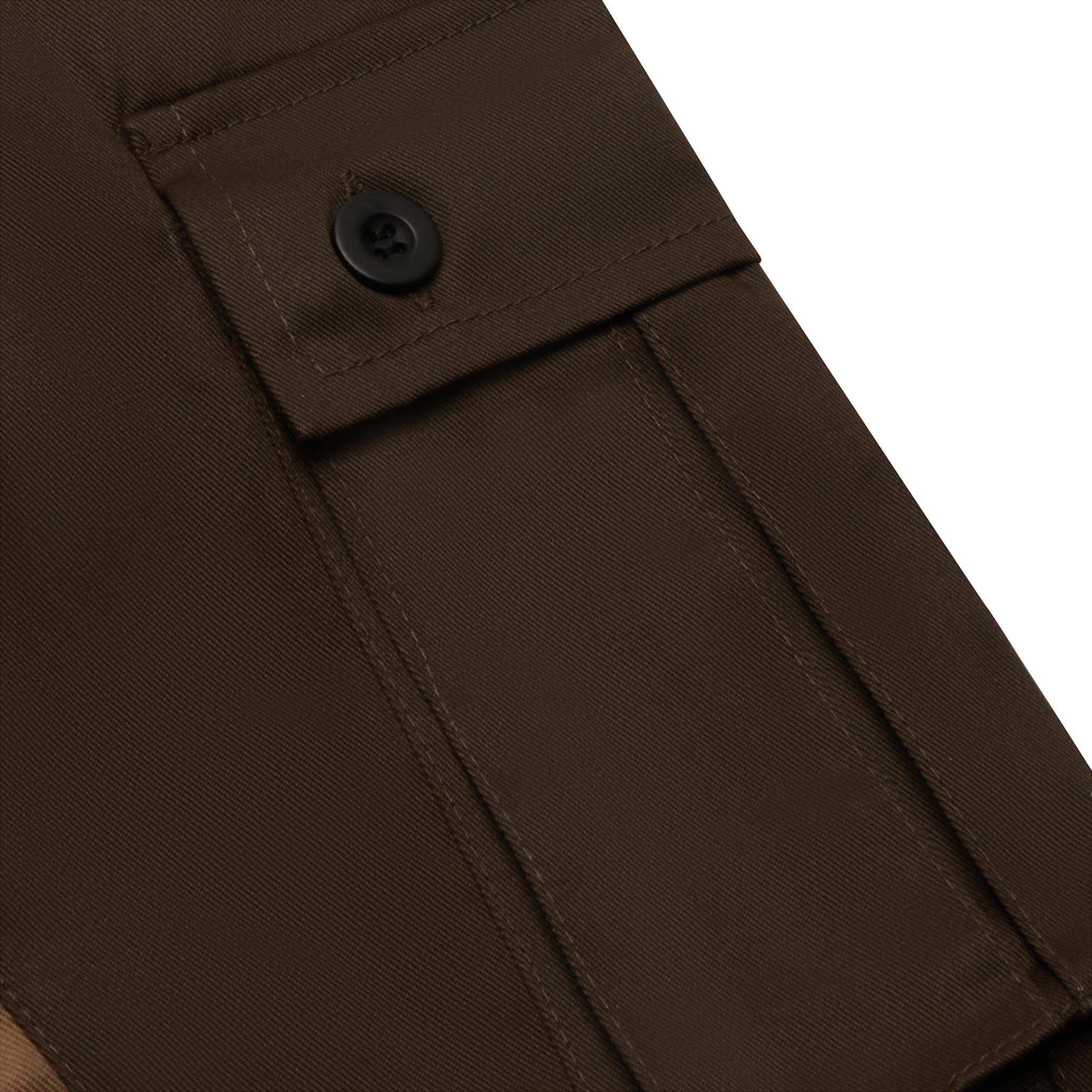 Suavo World Cargo Flare Trousers Brown