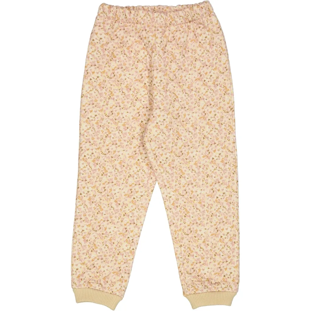 Thermo Pants Alex LTD - soft beige flowers