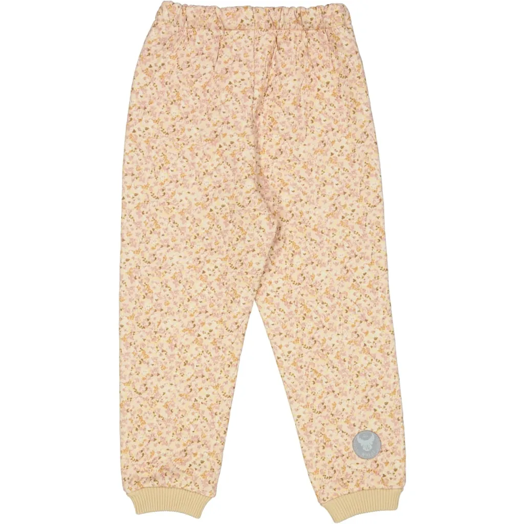 Thermo Pants Alex LTD - soft beige flowers