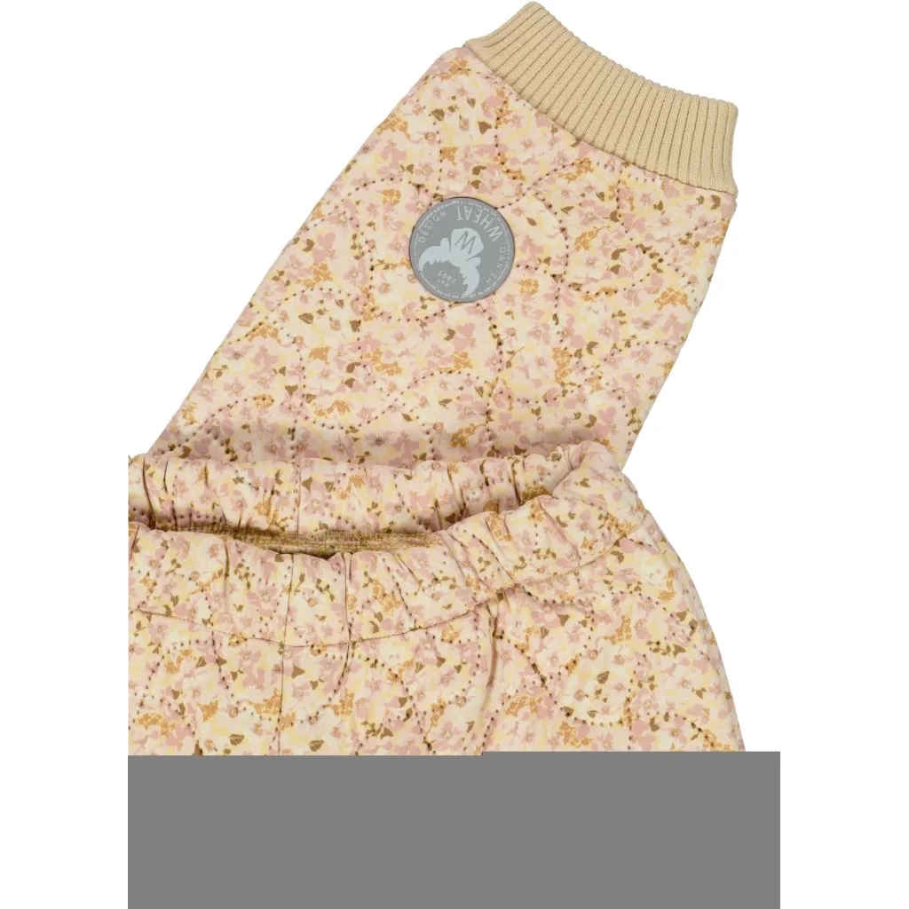 Thermo Pants Alex LTD - soft beige flowers