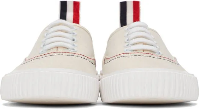 Thom Browne Off-White Heritage Vulcanized Sneakers