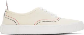 Thom Browne Off-White Heritage Vulcanized Sneakers