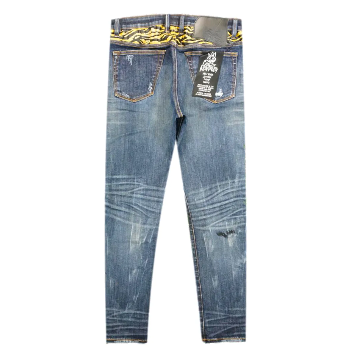 Tiger Stripe Denim (Blue) /C1