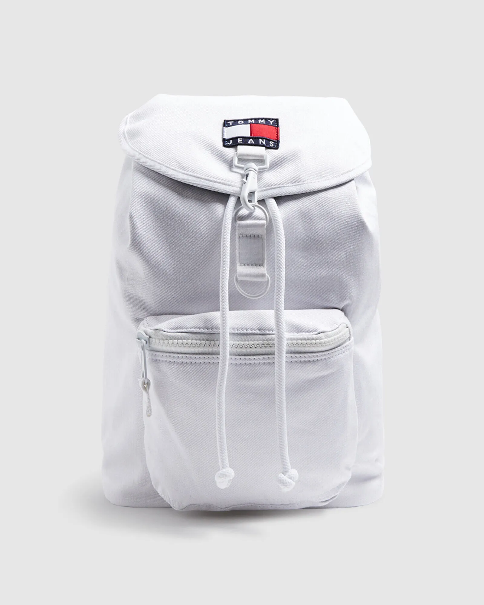 Tommy Jeans TJM Heritage Flap Backpack Canvas White