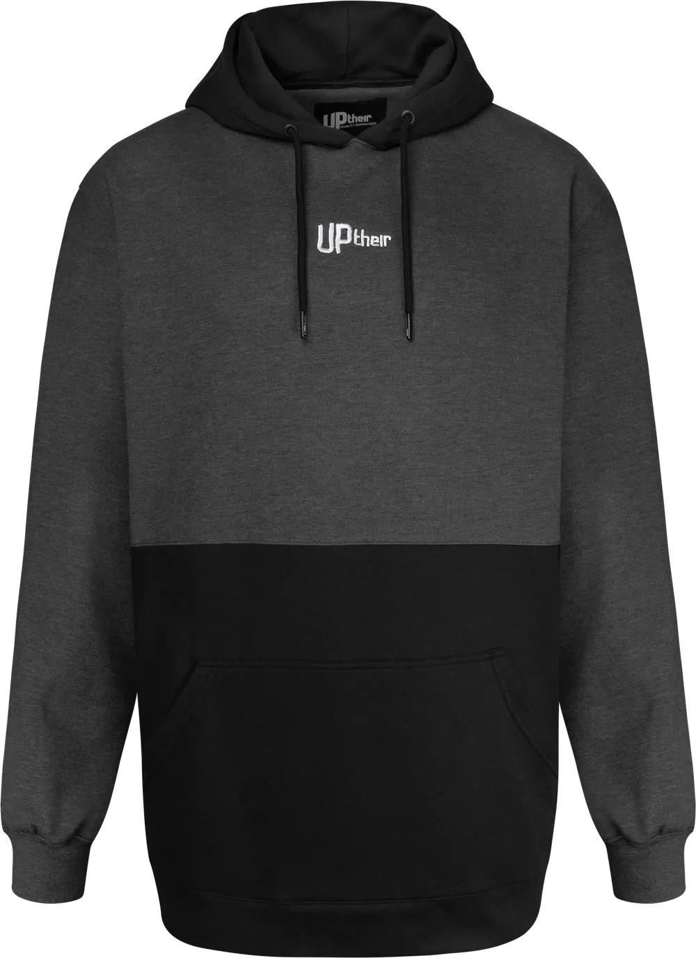 Uptheir Elevate Over The Head Hoody - Charcoal Black