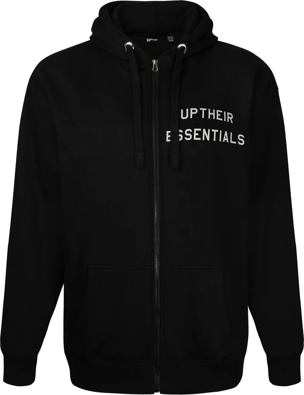 Uptheir Essential Zip Hoody - Black