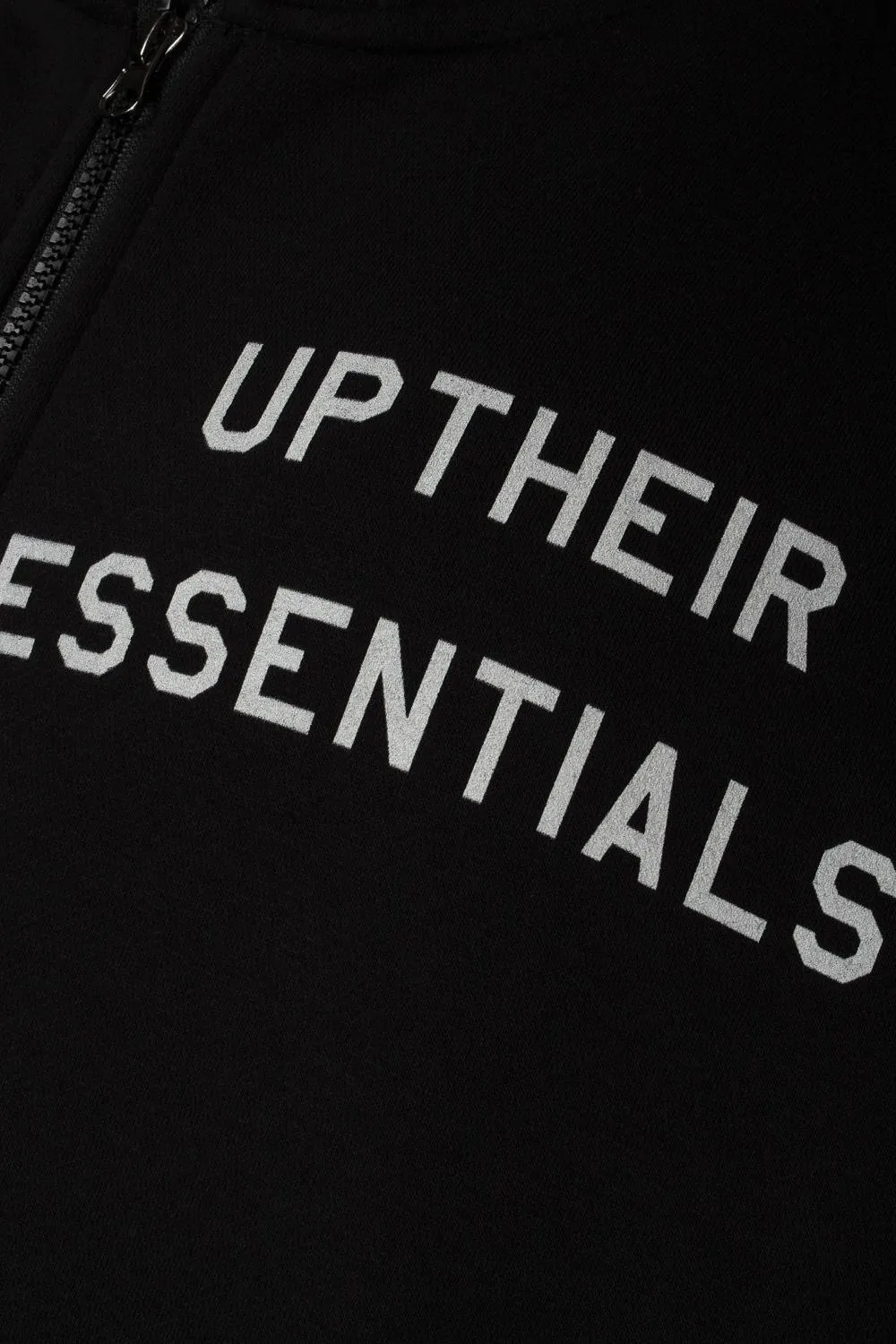 Uptheir Essential Zip Hoody - Black