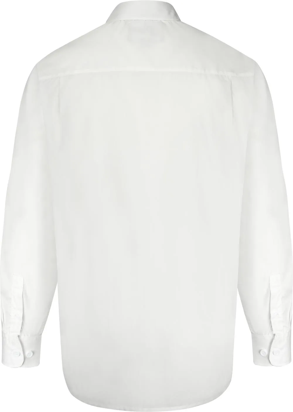 Uptheir Megan Bib Front Long Sleeve Shirt - White