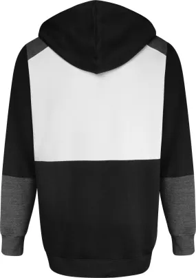 Uptheir Queens Colour Block Zip Through Hoodie - Meteorite