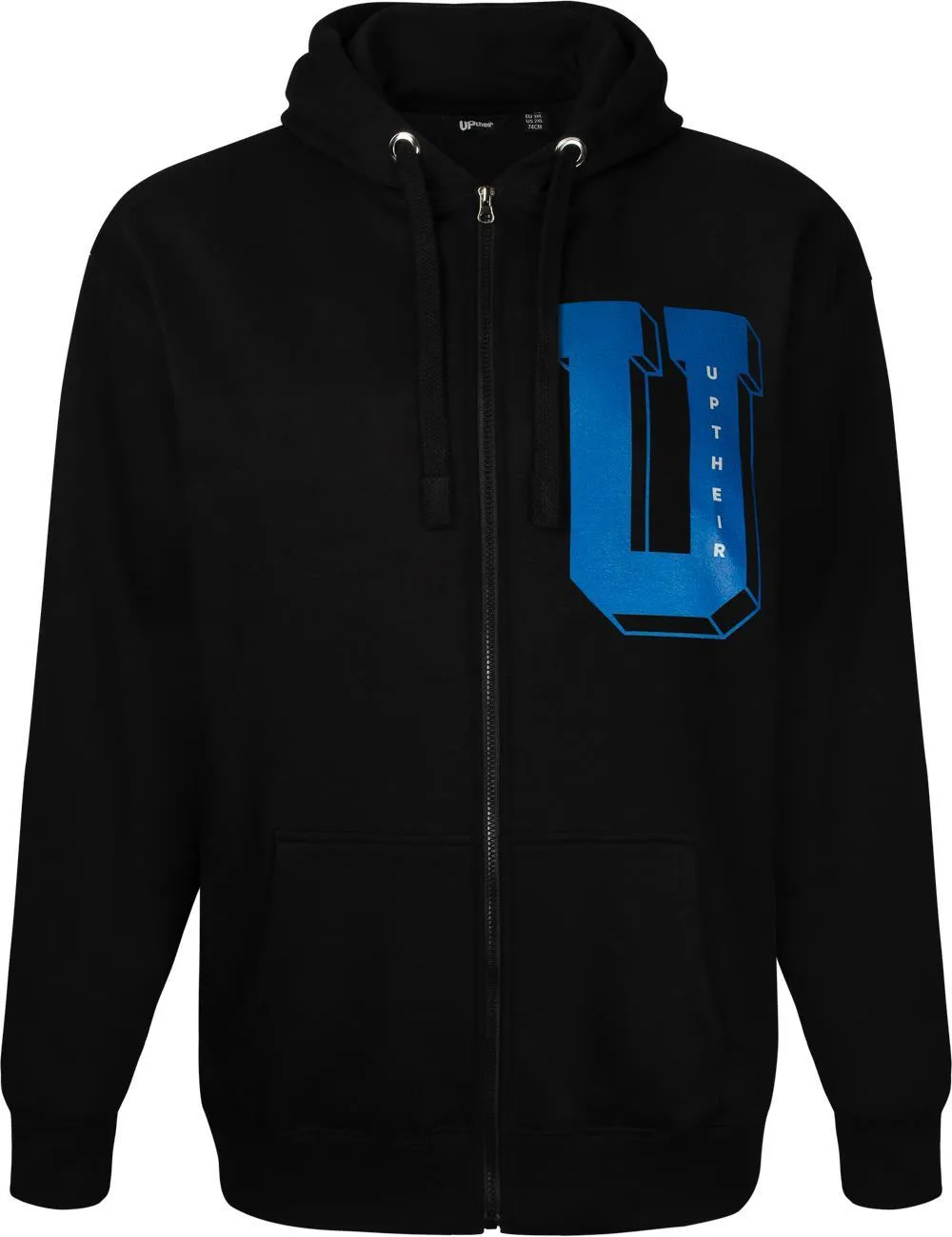 Uptheir Turin Zip Hoody - Black