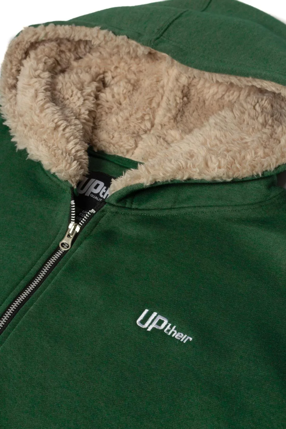 Uptheir Zarrin Sherpa Lined Hoody - Scarab