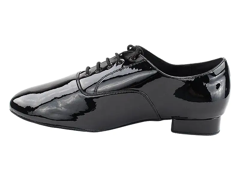 Very Fine C919101 Men's Black Patent Ballroom Dance Shoes