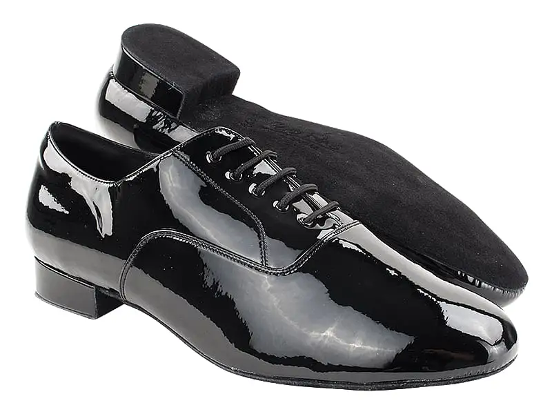 Very Fine C919101 Men's Black Patent Ballroom Dance Shoes