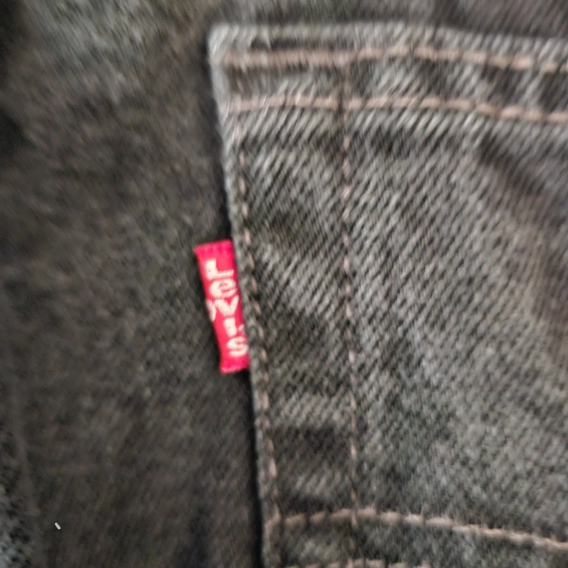 Vintage Levi's 501 black jeans made in USA