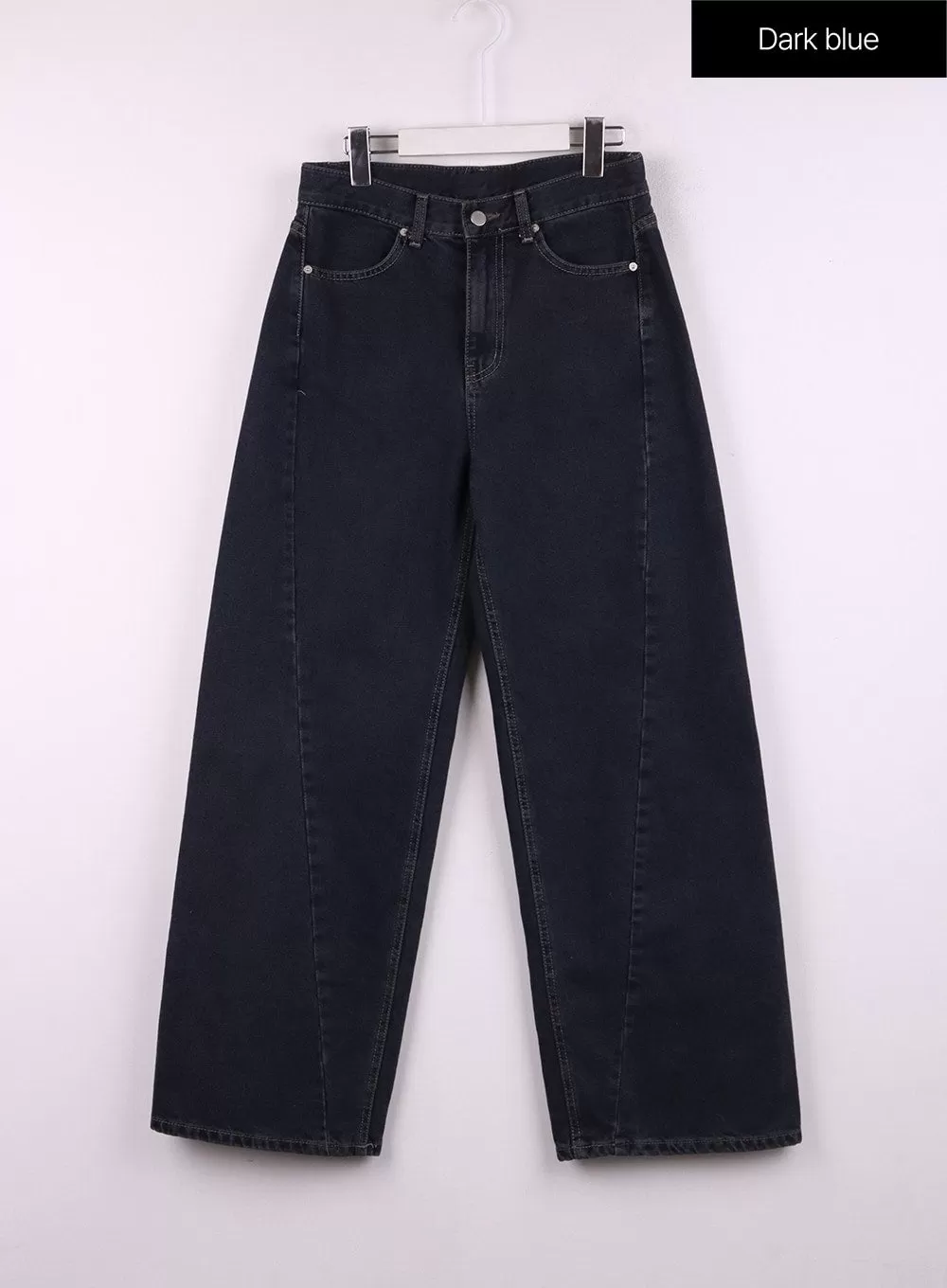 Washed Wide Leg Jeans CJ429