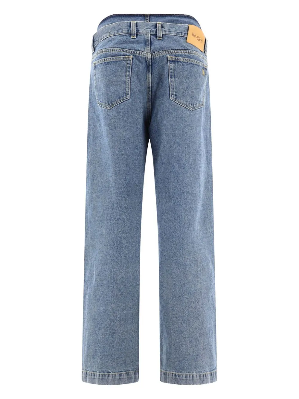 WIDE-LEG DENIM COTTON JEANS