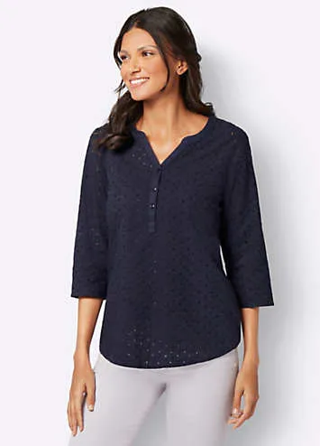 Witt Printed Three-Quarter Length Sleeve Blouse | Grattan