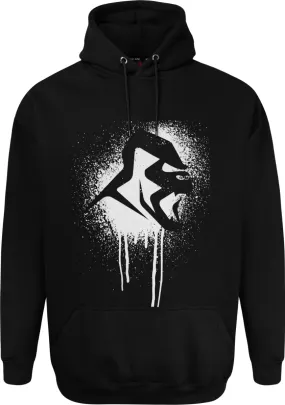 Xplosive Ape Tagged Print Hoody - Black