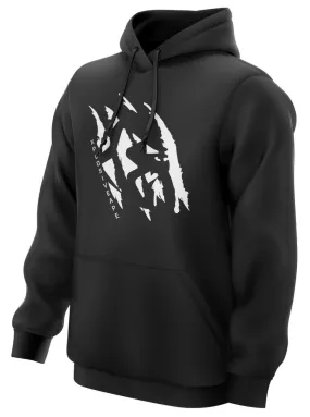 Xplosive Ape Torn Print Hoody - Black