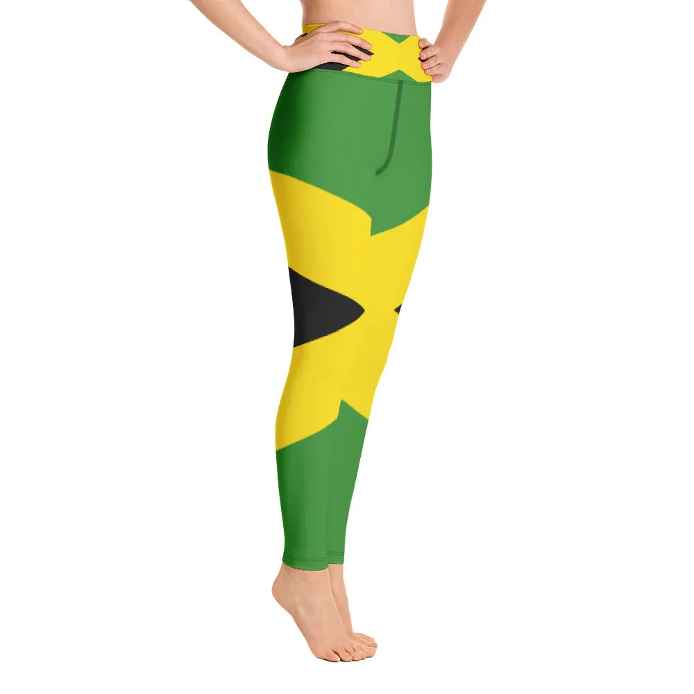 Yoga Leggings Jamaican Jam